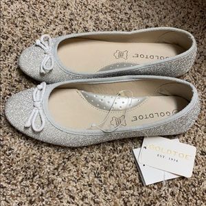 Women’s Silver sparkle ballet flat